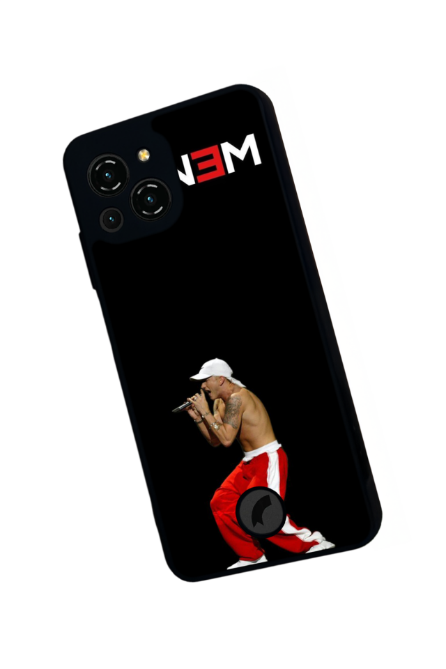 Reeder S23 Pro Max Uyumlu Eminem Tasarımlı Glossy Premium Kılıf
