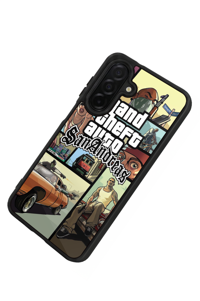 Samsung Galaxy A56 Uyumlu GTA Tasarımlı Glossy Premium Kılıf