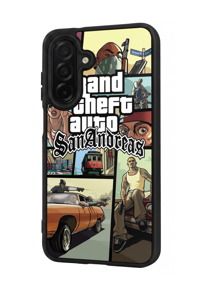 Samsung Galaxy A56 Uyumlu GTA Tasarımlı Glossy Premium Kılıf