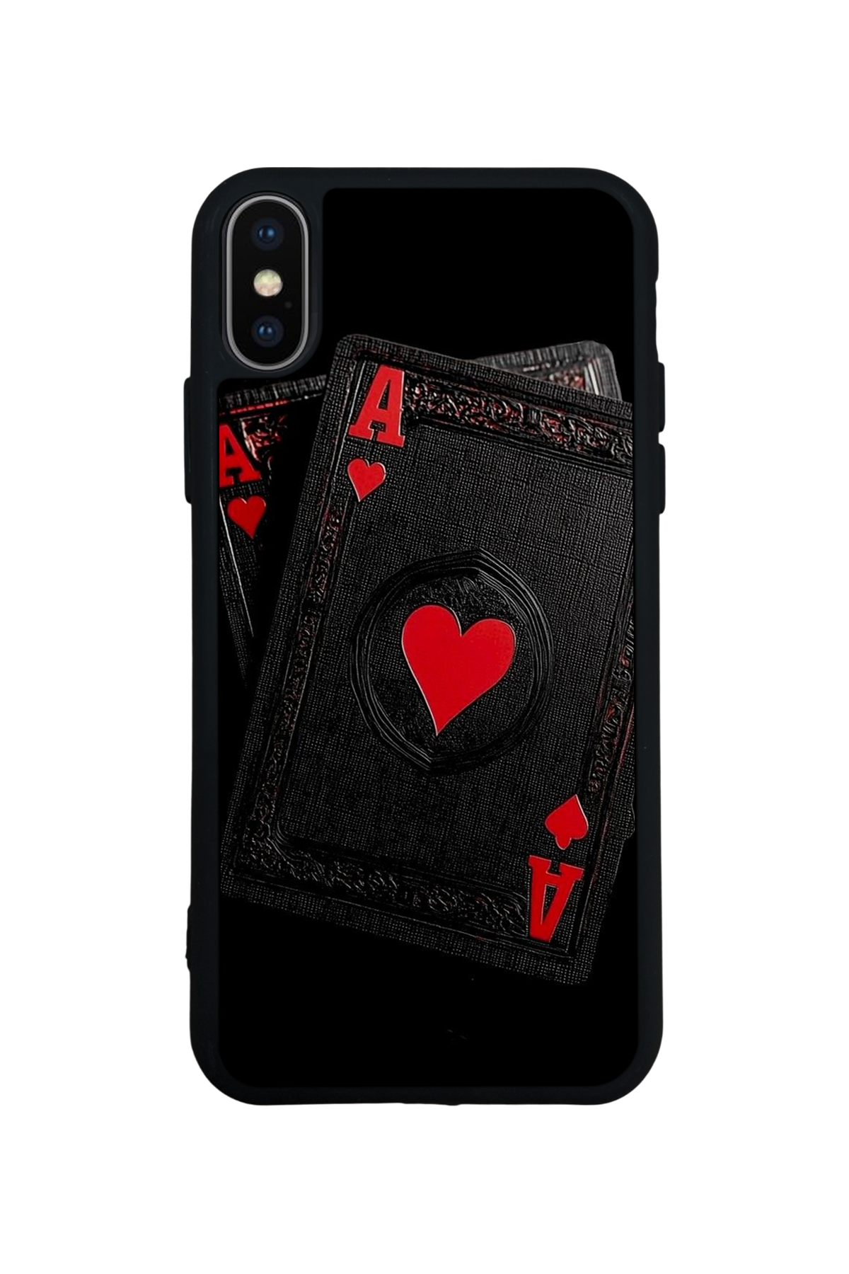 iPhone X/ XS Uyumlu Kart Tasarımlı Glossy Premium Kılıf