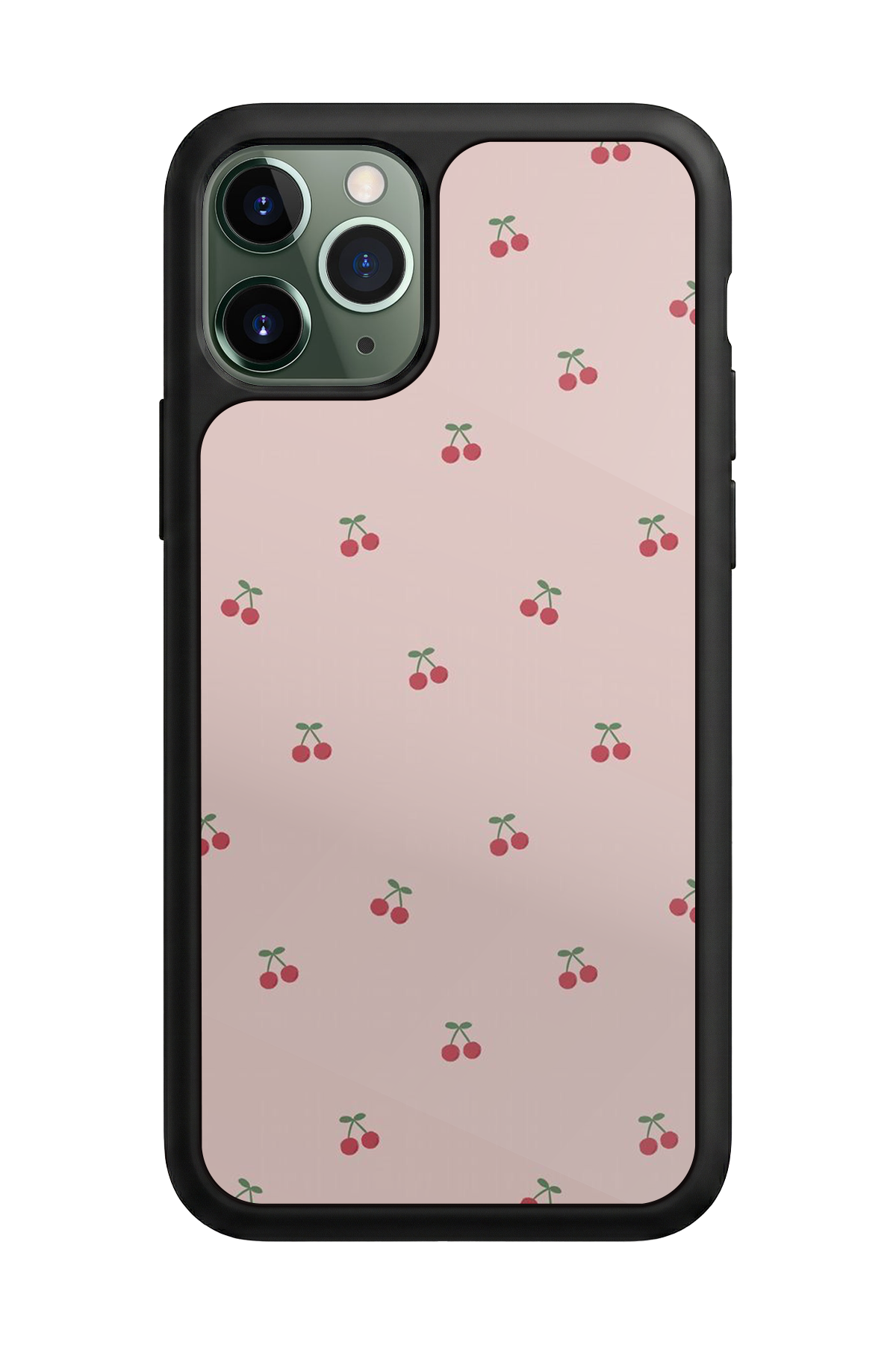 iPhone 11 Pro Uyumlu Kiraz Tasarımlı Glossy Premium Kılıf