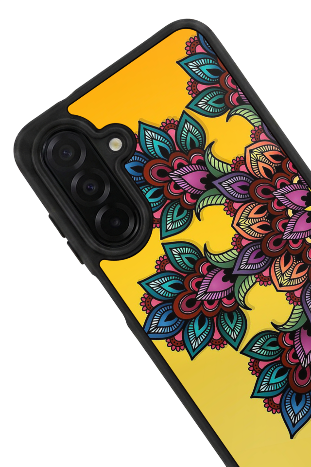 Samsung Galaxy A56 Uyumlu Mandala Tasarımlı Glossy Premium Kılıf