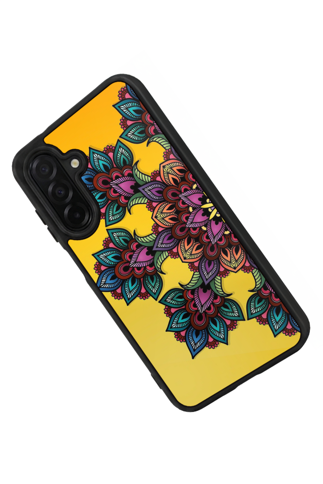 Samsung Galaxy A56 Uyumlu Mandala Tasarımlı Glossy Premium Kılıf