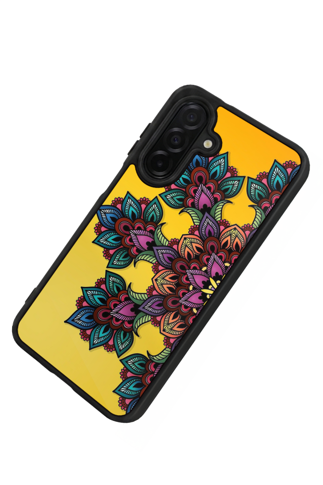 Samsung Galaxy A56 Uyumlu Mandala Tasarımlı Glossy Premium Kılıf
