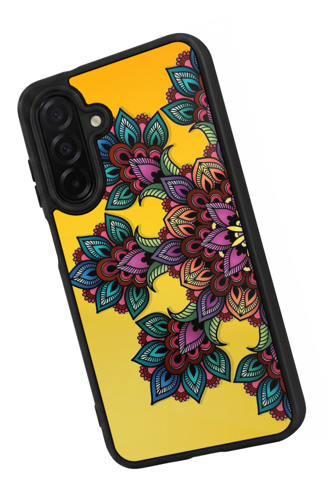 Samsung Galaxy A56 Uyumlu Mandala Tasarımlı Glossy Premium Kılıf