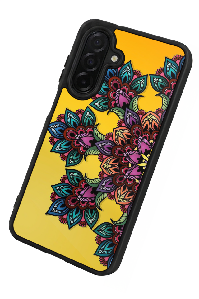 Samsung Galaxy A56 Uyumlu Mandala Tasarımlı Glossy Premium Kılıf
