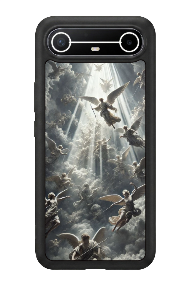 Tecno Spark Slim 5G Uyumlu Melek Tasarımlı Glossy Premium Kılıf