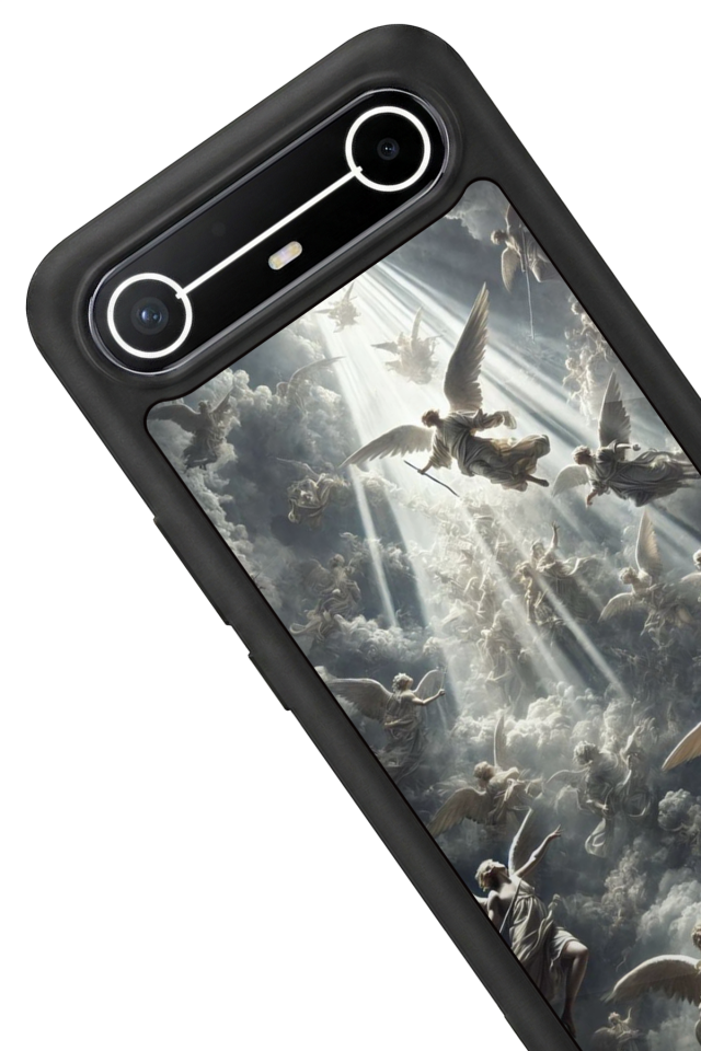 Tecno Spark Slim 5G Uyumlu Melek Tasarımlı Glossy Premium Kılıf