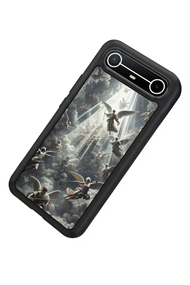 Tecno Spark Slim 5G Uyumlu Melek Tasarımlı Glossy Premium Kılıf