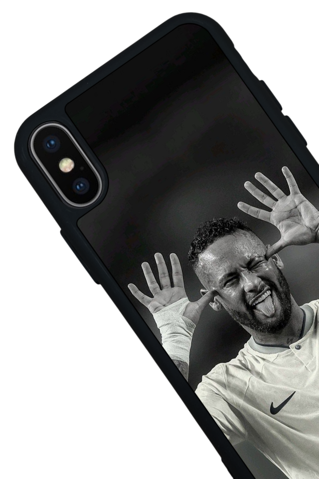 iPhone XS Max Uyumlu Neymar Tasarımlı Glossy Premium Kılıf