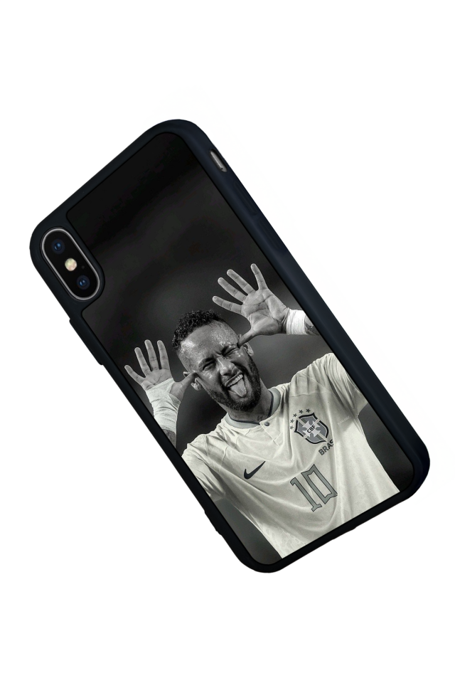 iPhone XS Max Uyumlu Neymar Tasarımlı Glossy Premium Kılıf