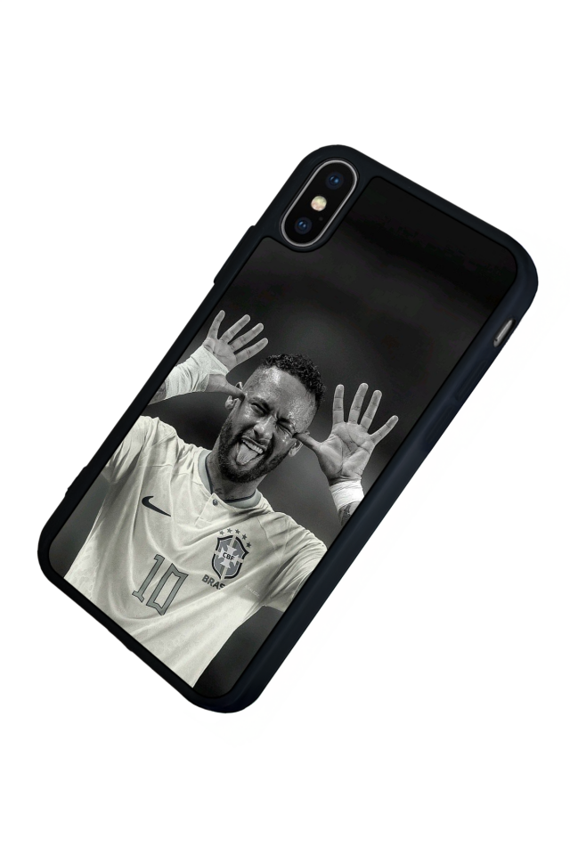 iPhone XS Max Uyumlu Neymar Tasarımlı Glossy Premium Kılıf