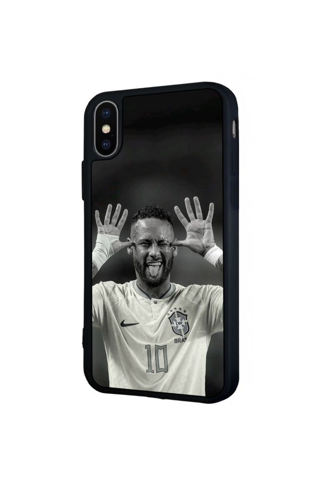 iPhone XS Max Uyumlu Neymar Tasarımlı Glossy Premium Kılıf