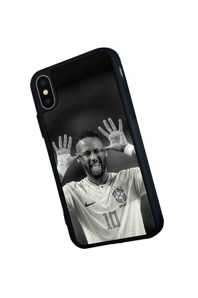 iPhone XS Max Uyumlu Neymar Tasarımlı Glossy Premium Kılıf