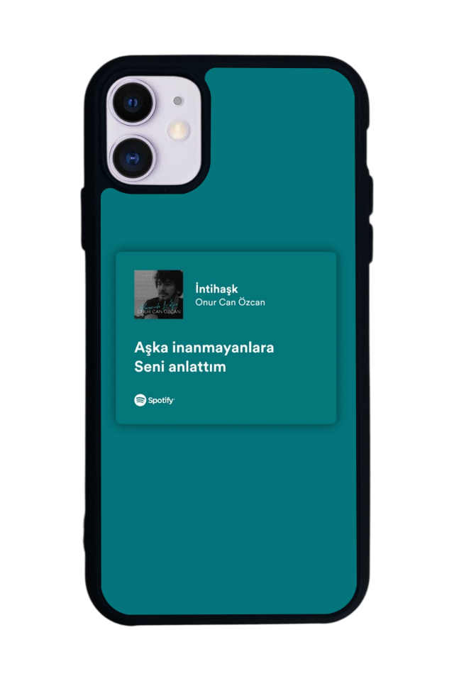 iPhone 11 Uyumlu Sarki Sozleri Tasarımlı Glossy Premium Kılıf