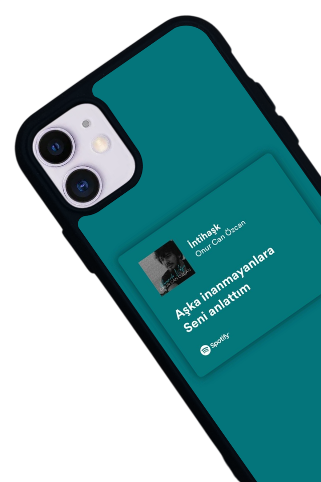 iPhone 11 Uyumlu Sarki Sozleri Tasarımlı Glossy Premium Kılıf