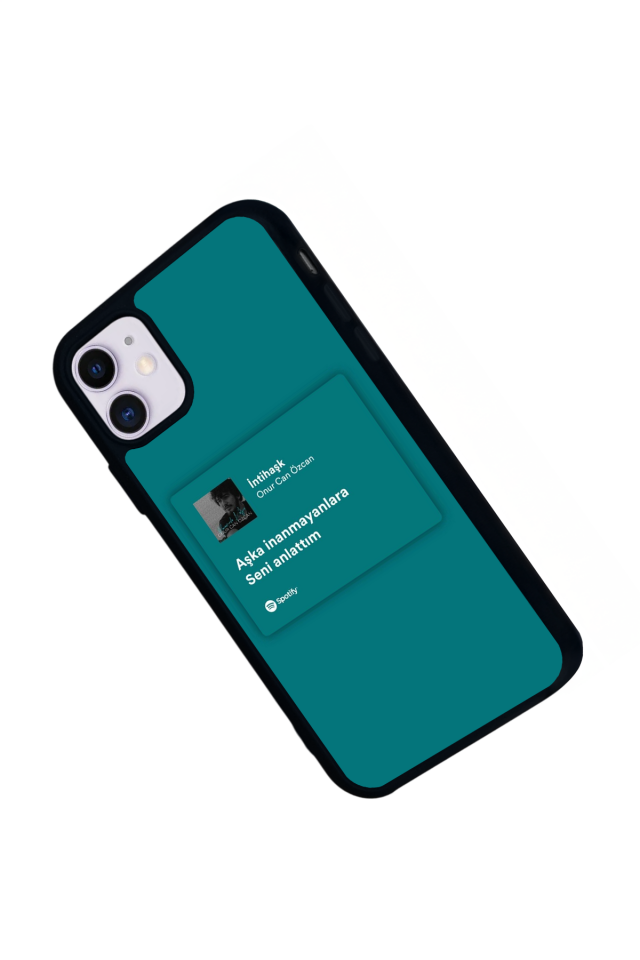 iPhone 11 Uyumlu Sarki Sozleri Tasarımlı Glossy Premium Kılıf