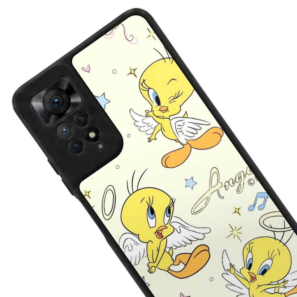 Xiaomi Redmi Note 11 Pro Uyumlu Tweety Tasarımlı Glossy Premium Kılıf