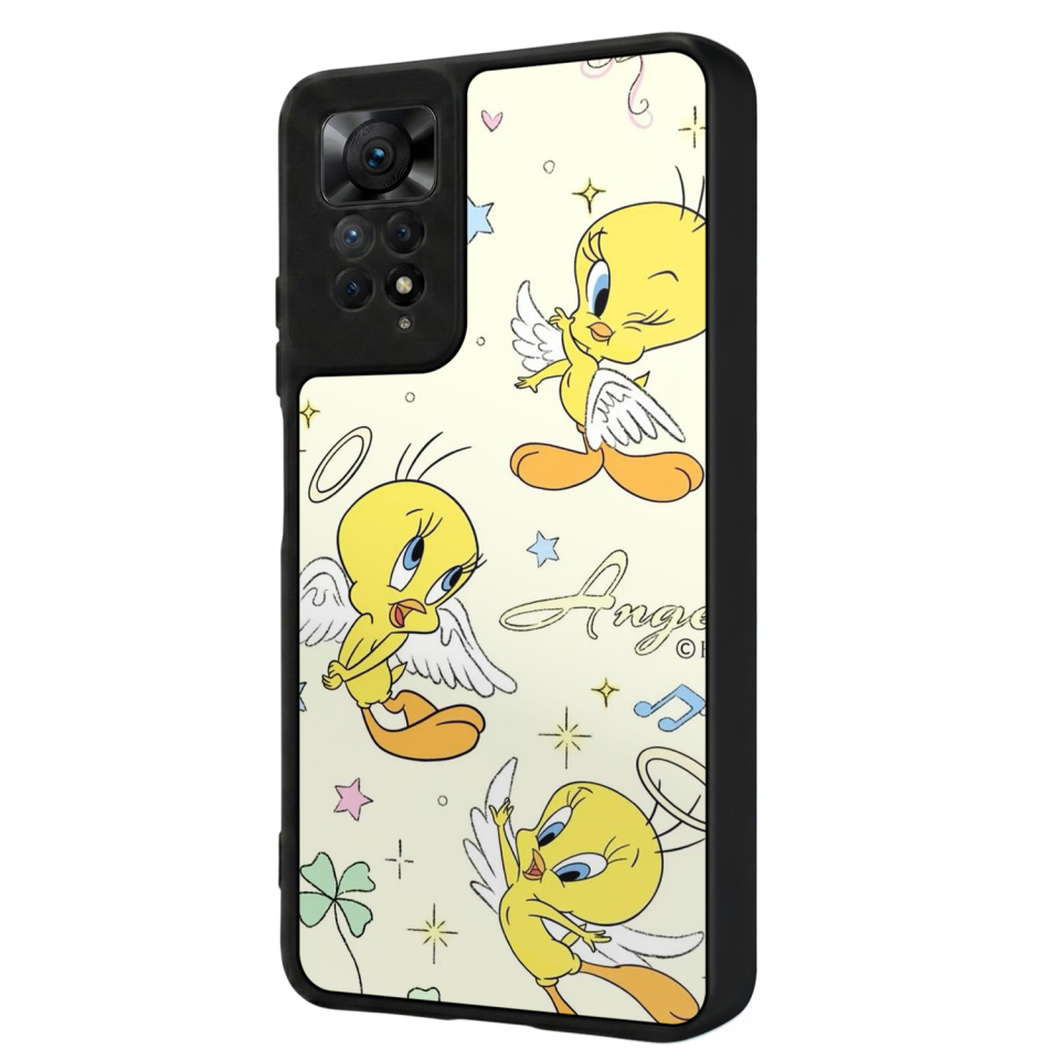 Xiaomi Redmi Note 11 Pro Uyumlu Tweety Tasarımlı Glossy Premium Kılıf