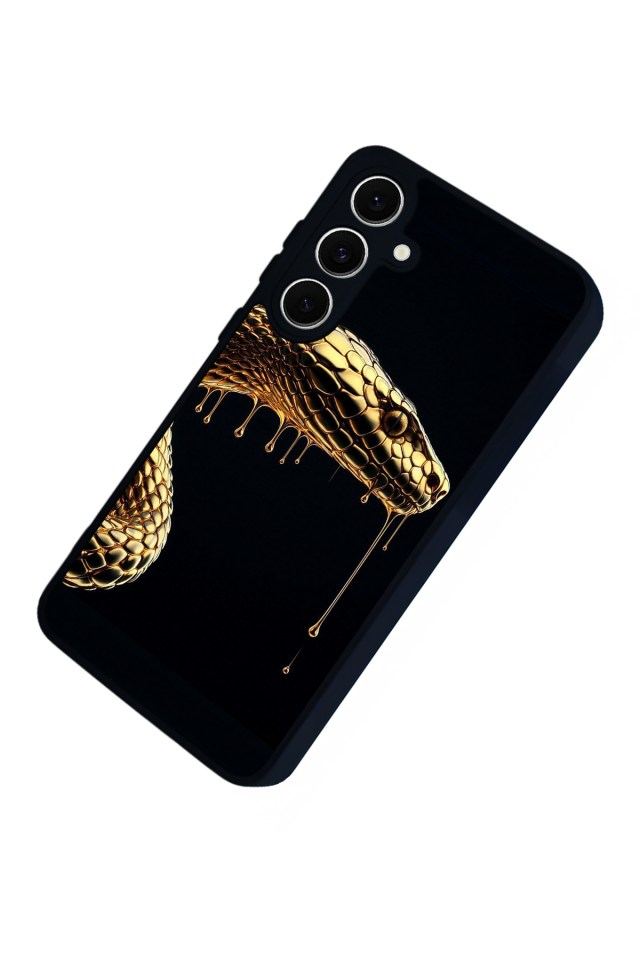 Samsung Galaxy A16 Uyumlu Yılan Tasarımlı Glossy Premium Kılıf