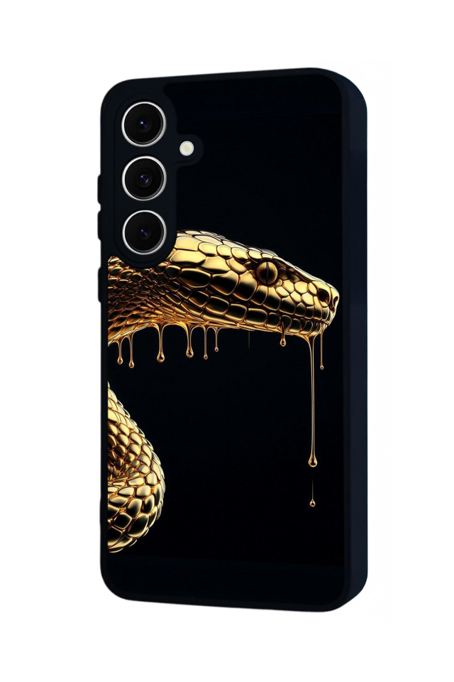 Samsung Galaxy A16 Uyumlu Yılan Tasarımlı Glossy Premium Kılıf