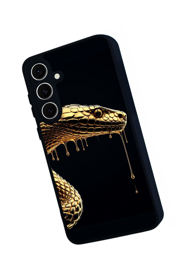 Samsung Galaxy A16 Uyumlu Yılan Tasarımlı Glossy Premium Kılıf