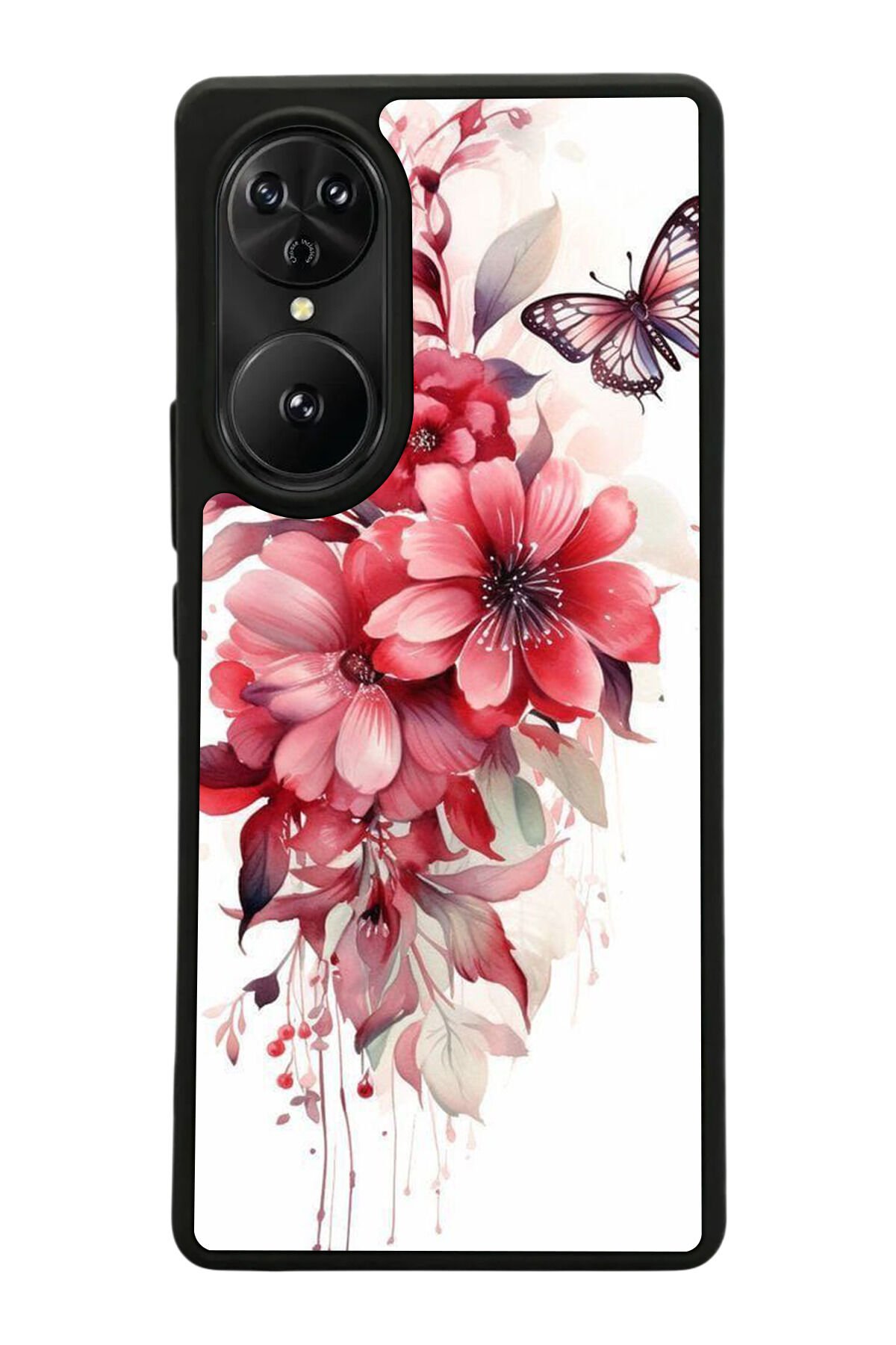 Reeder S19 Max Pro S EDGE Uyumlu Floral Tasarımlı Glossy Premium Kılıf