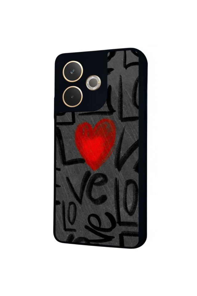 Oppo A5 Pro Uyumlu Love Tasarımlı Glossy Premium Kılıf