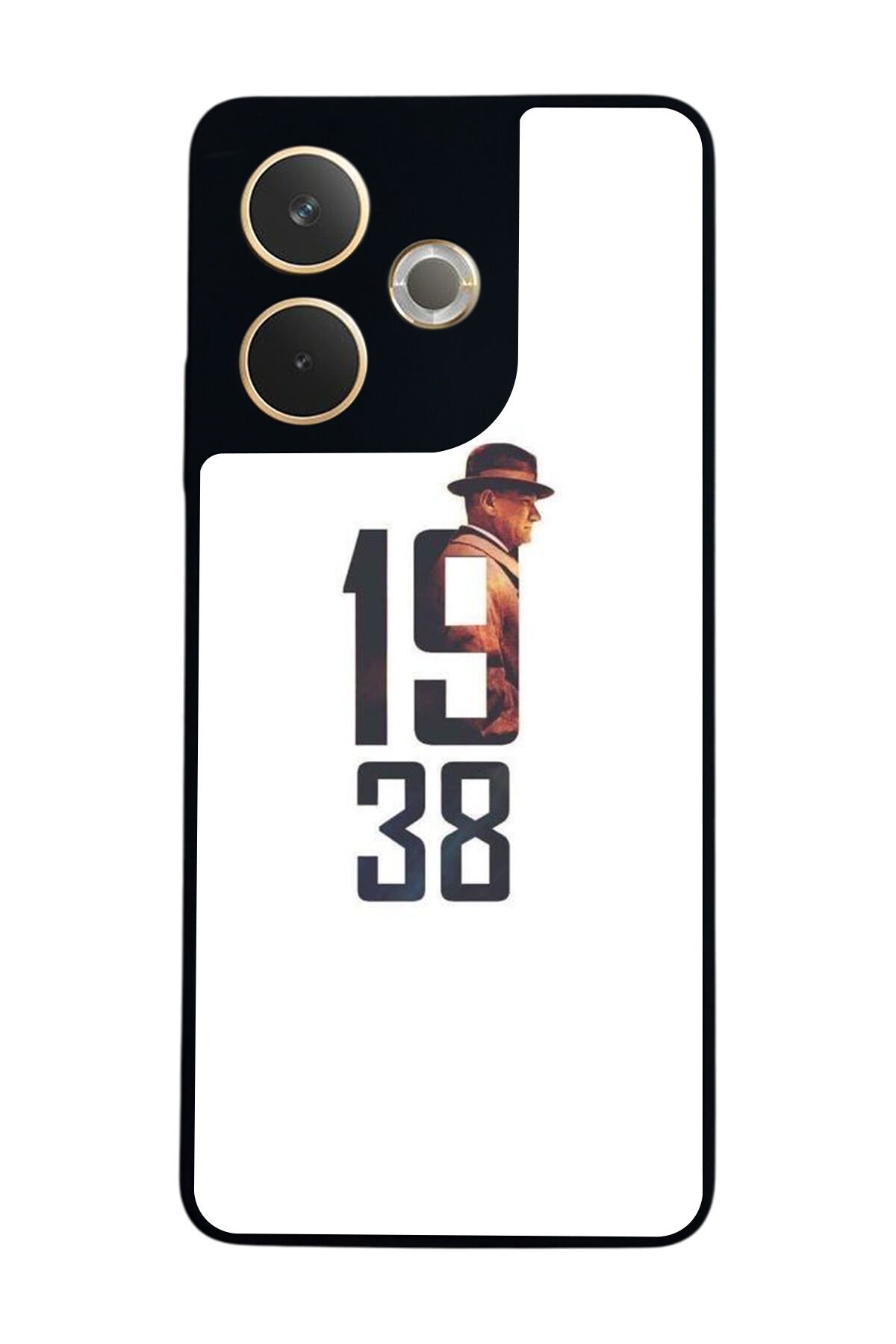 Oppo A5 Pro Uyumlu Mustafa Kemal Ataturk Tasarımlı Glossy Premium Kılıf