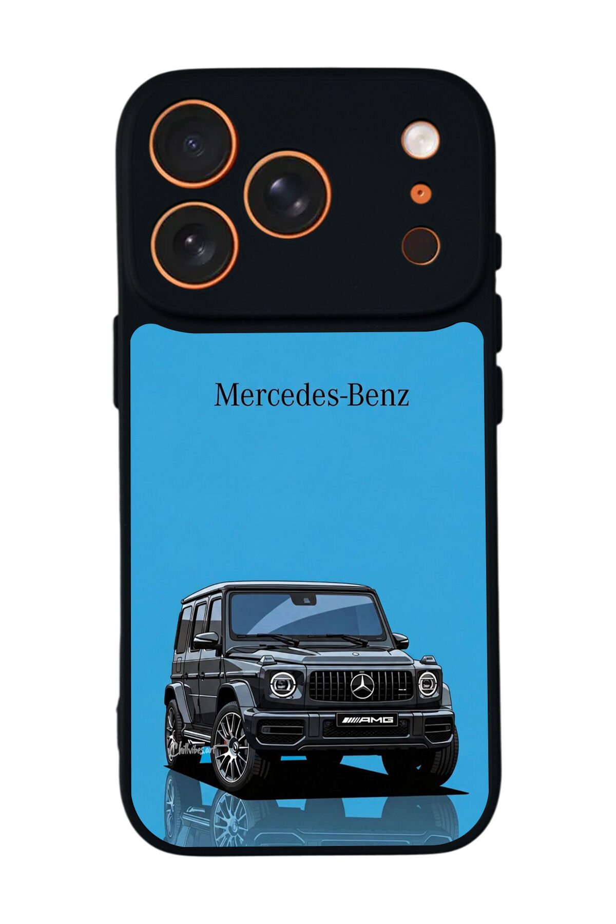 iPhone 17 Pro Uyumlu Mercedes Tasarımlı Glossy Premium Kılıf