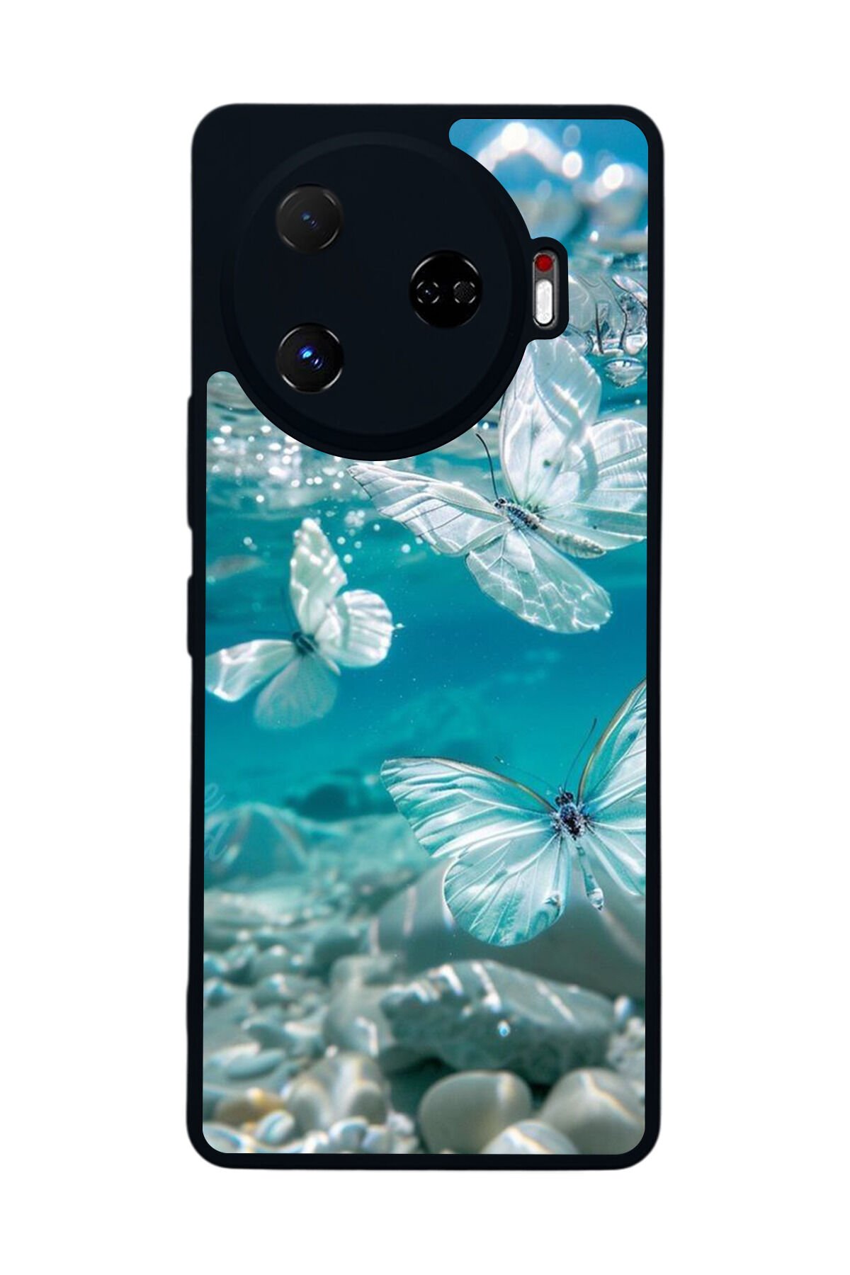 Tecno Camon 30 Pro Uyumlu Kelebek Tasarımlı Glossy Premium Kılıf