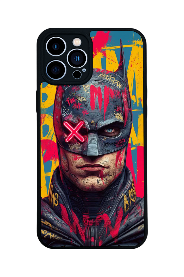 iPhone 12 Pro Max Uyumlu Batman Tasarımlı Glossy Premium Kılıf