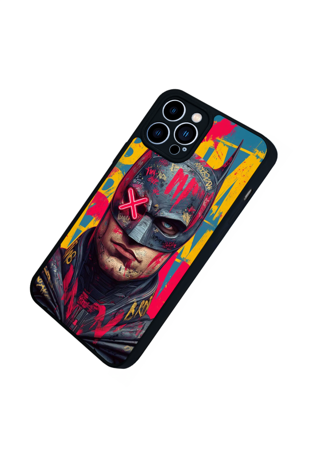 iPhone 12 Pro Max Uyumlu Batman Tasarımlı Glossy Premium Kılıf