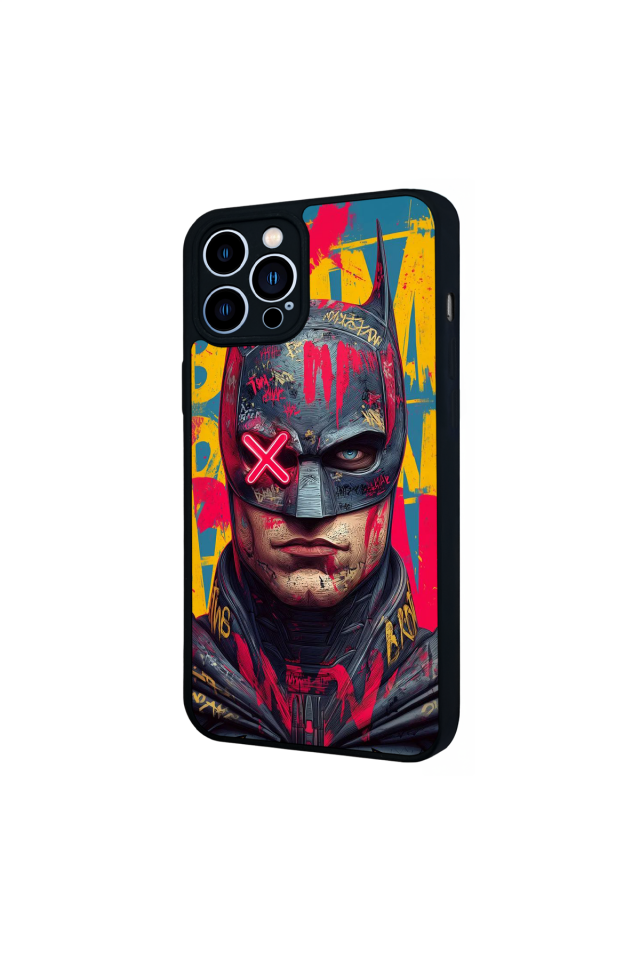 iPhone 12 Pro Max Uyumlu Batman Tasarımlı Glossy Premium Kılıf