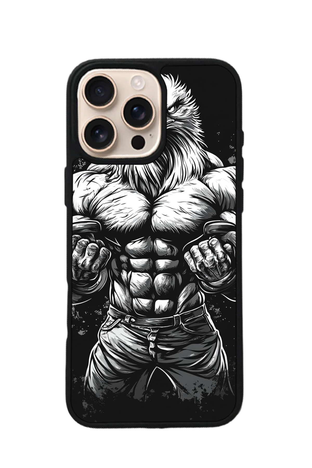 iPhone 16 Pro Uyumlu Besiktas Tasarımlı Glossy Premium Kılıf