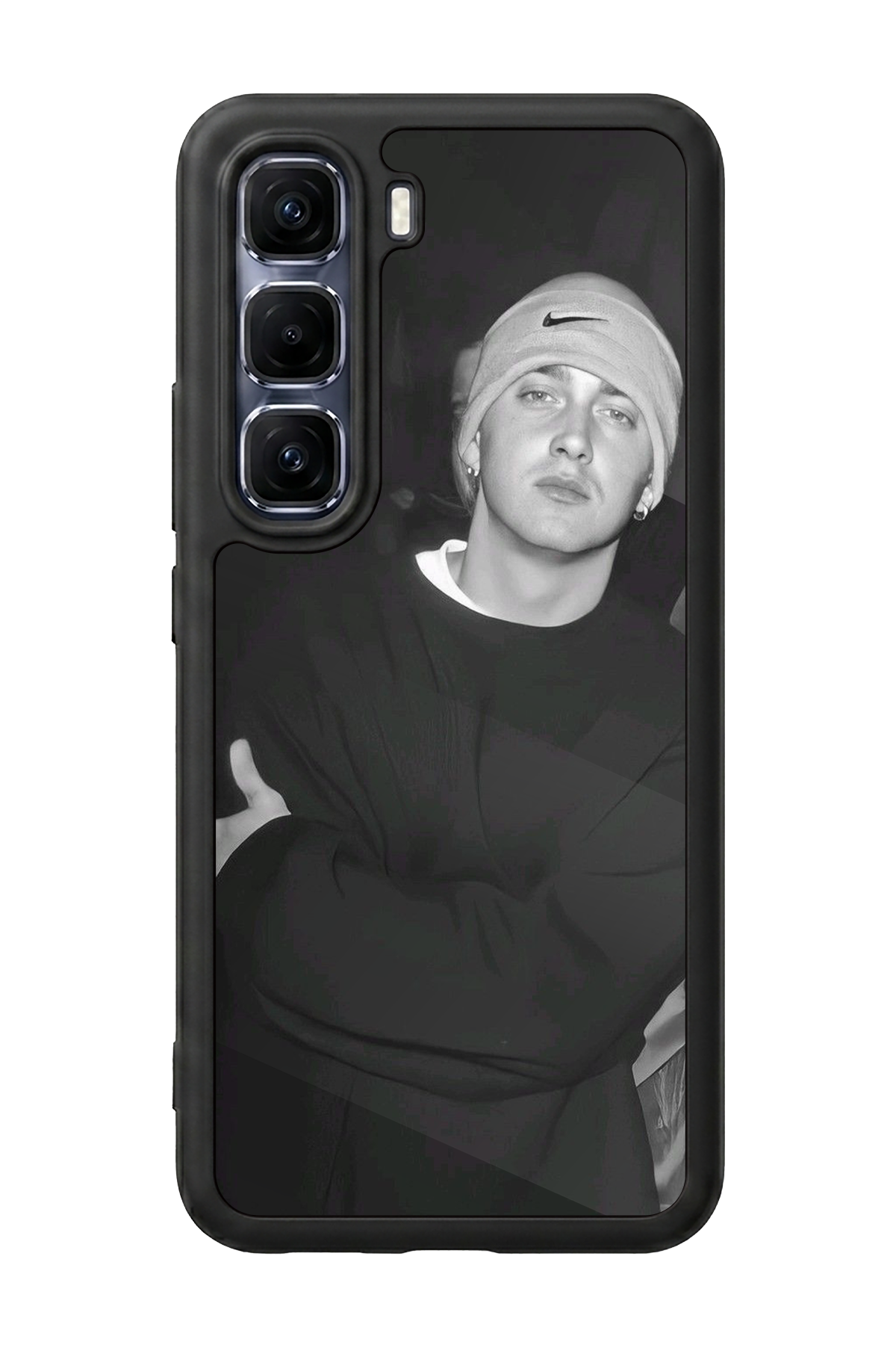 Infinix Hot 60 Pro Plus Uyumlu Eminem Tasarımlı Glossy Premium Kılıf