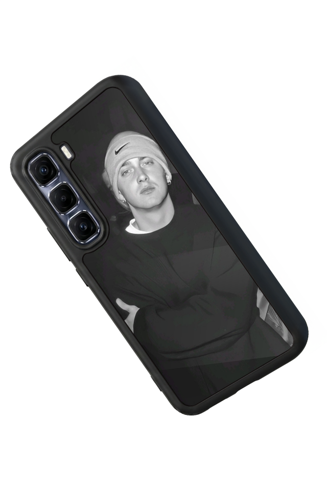 Infinix Hot 60 Pro Plus Uyumlu Eminem Tasarımlı Glossy Premium Kılıf