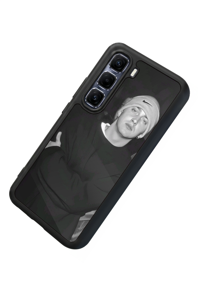 Infinix Hot 60 Pro Plus Uyumlu Eminem Tasarımlı Glossy Premium Kılıf