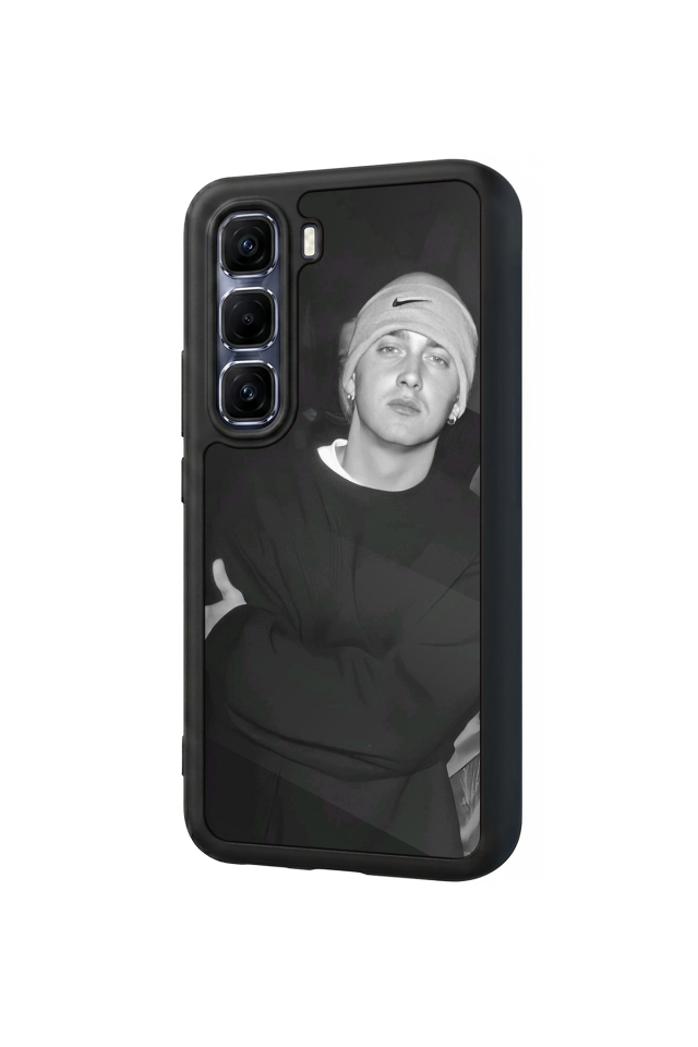 Infinix Hot 60 Pro Plus Uyumlu Eminem Tasarımlı Glossy Premium Kılıf