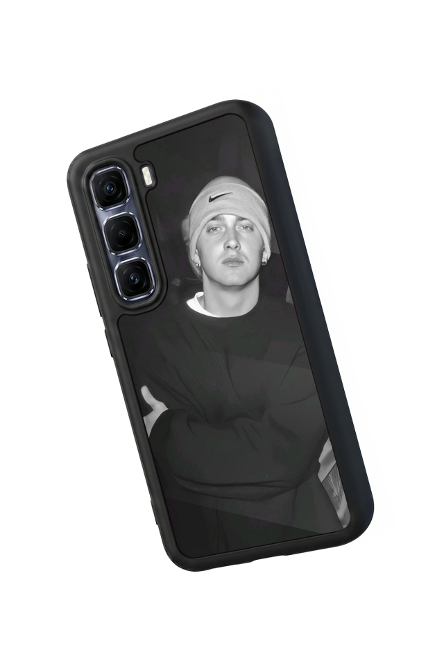 Infinix Hot 60 Pro Plus Uyumlu Eminem Tasarımlı Glossy Premium Kılıf