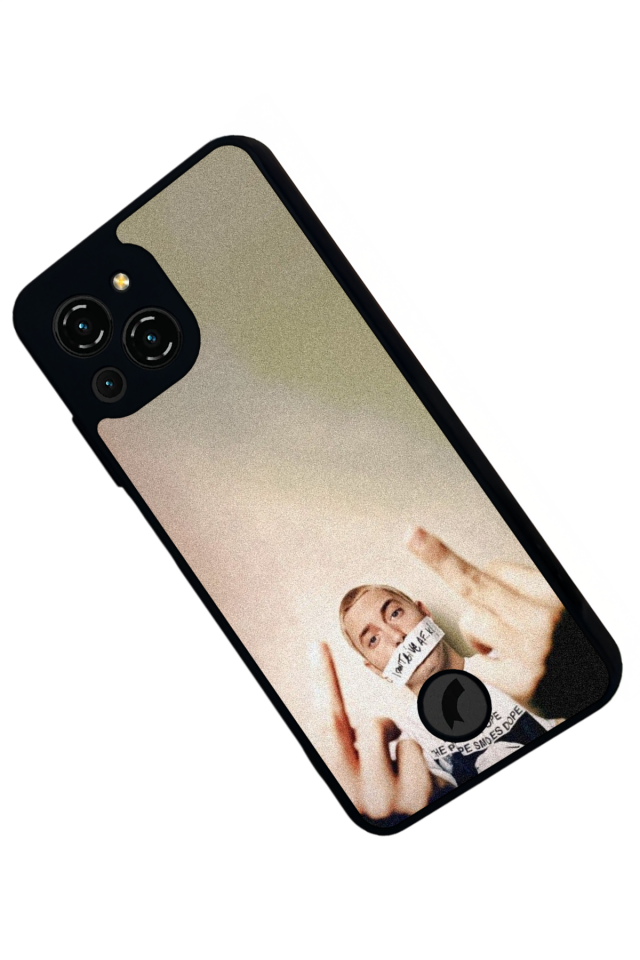 Reeder S23 Pro Max Uyumlu Eminem Tasarımlı Glossy Premium Kılıf