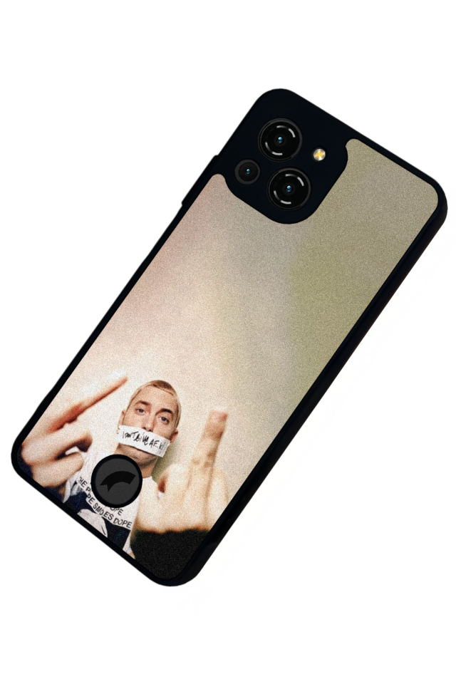 Reeder S23 Pro Max Uyumlu Eminem Tasarımlı Glossy Premium Kılıf