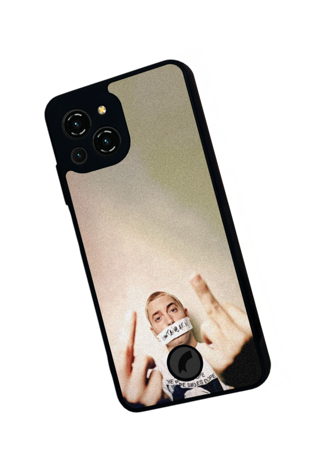 Reeder S23 Pro Max Uyumlu Eminem Tasarımlı Glossy Premium Kılıf