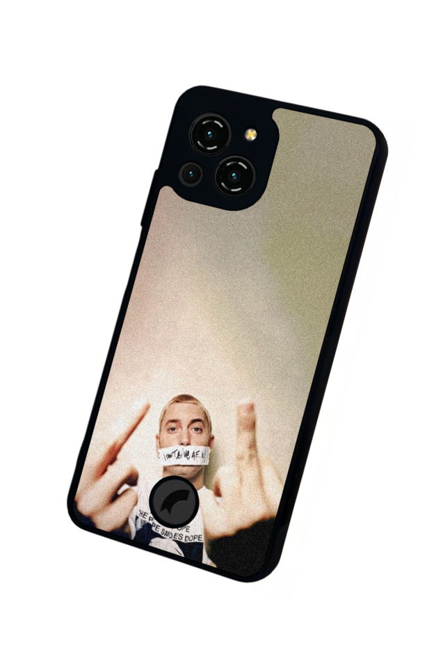 Reeder S23 Pro Max Uyumlu Eminem Tasarımlı Glossy Premium Kılıf
