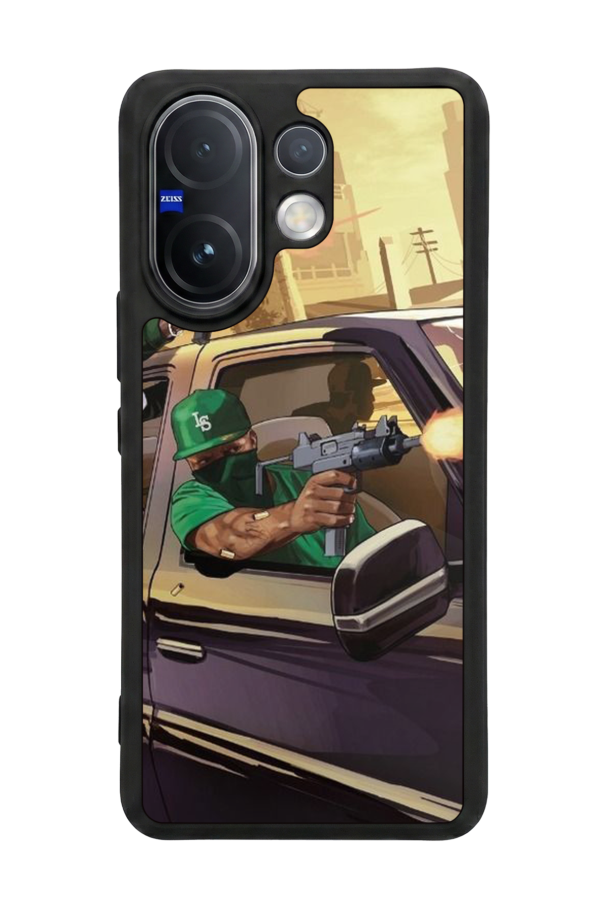 Vivo V60 Uyumlu GTA Tasarımlı Glossy Premium Kılıf