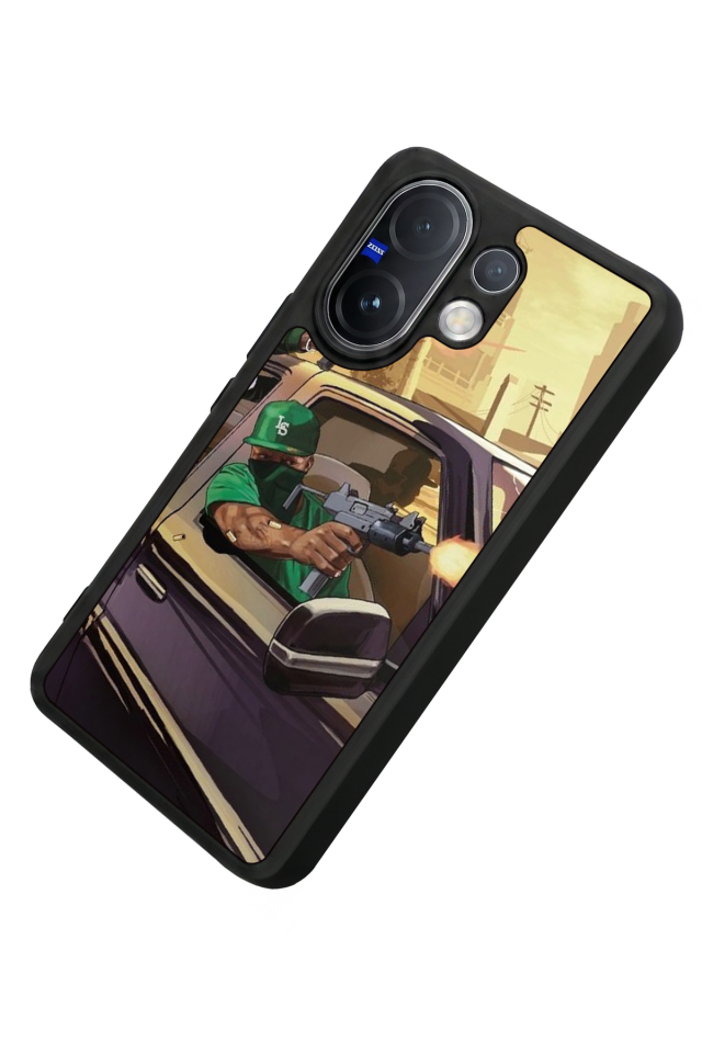 Vivo V60 Uyumlu GTA Tasarımlı Glossy Premium Kılıf