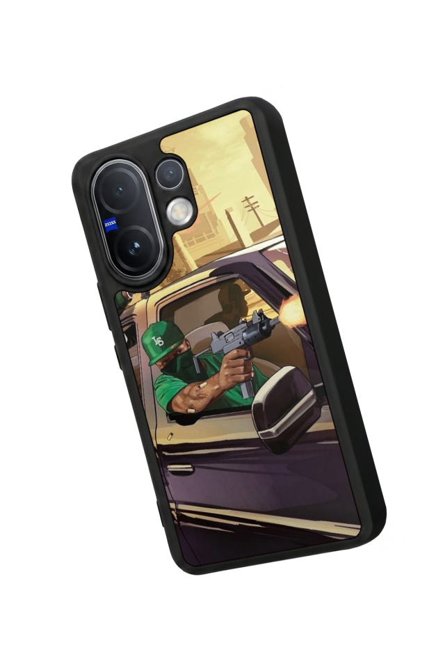 Vivo V60 Uyumlu GTA Tasarımlı Glossy Premium Kılıf