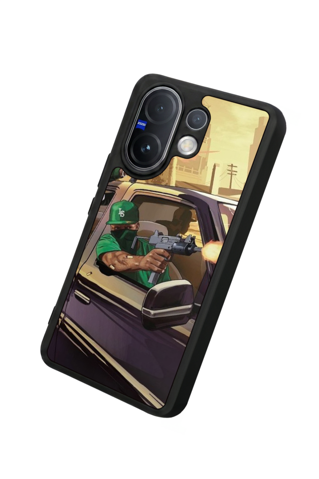 Vivo V60 Uyumlu GTA Tasarımlı Glossy Premium Kılıf