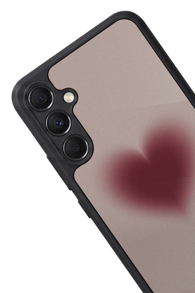 Samsung Galaxy M34 Uyumlu Kalp Love Tasarımlı Glossy Premium Kılıf