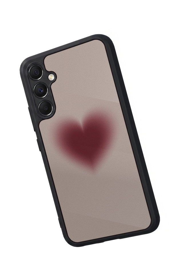 Samsung Galaxy M34 Uyumlu Kalp Love Tasarımlı Glossy Premium Kılıf